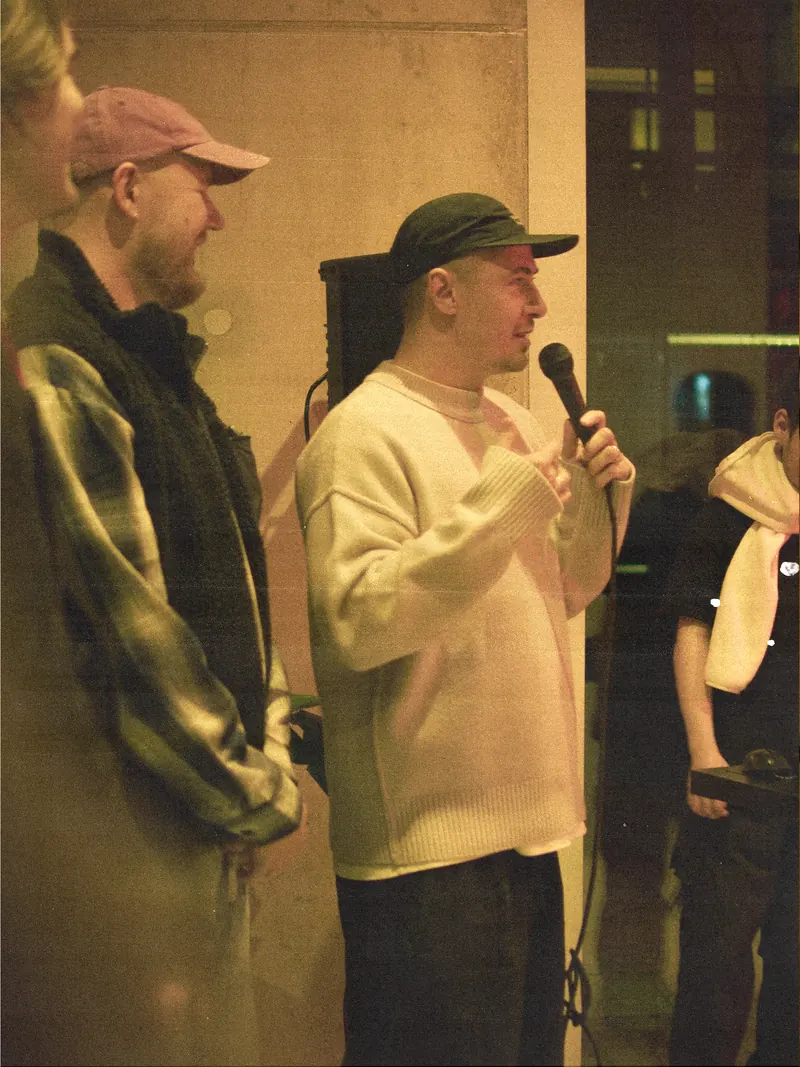 Photo from the Massage Propaganda event